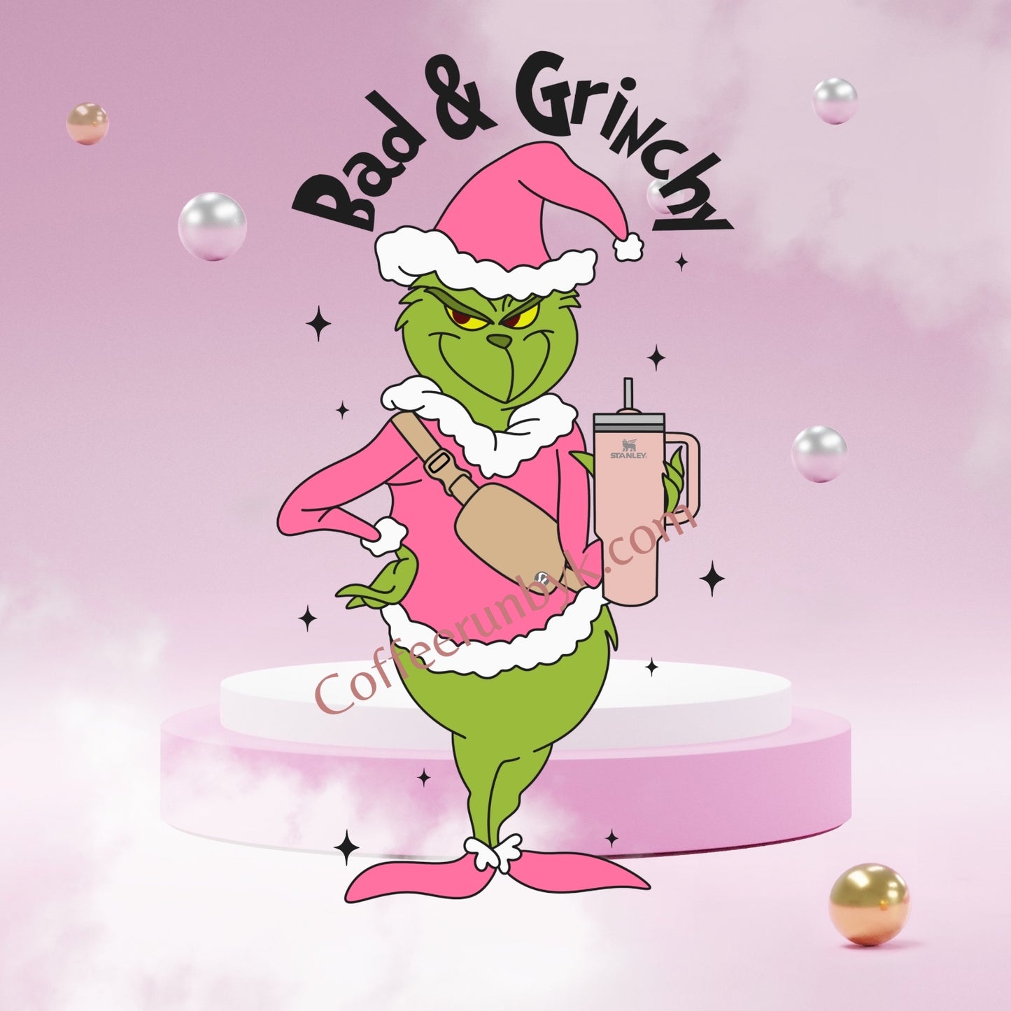 Bad & Grinchy Decal UV DTF