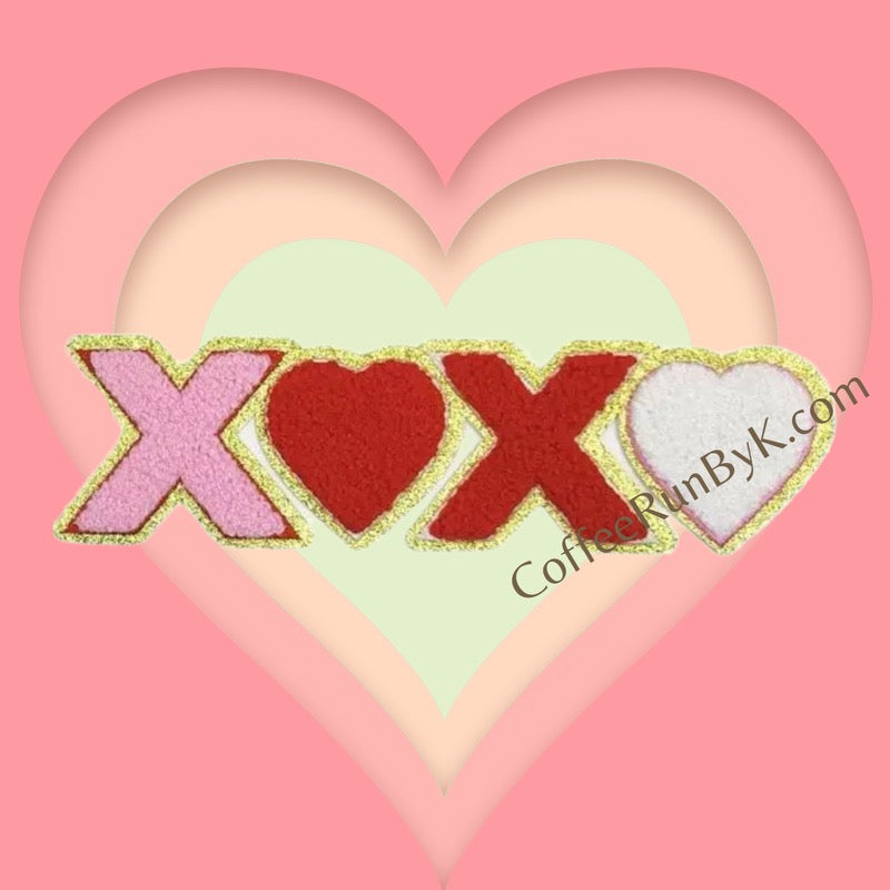 XOXO Chenille Patch