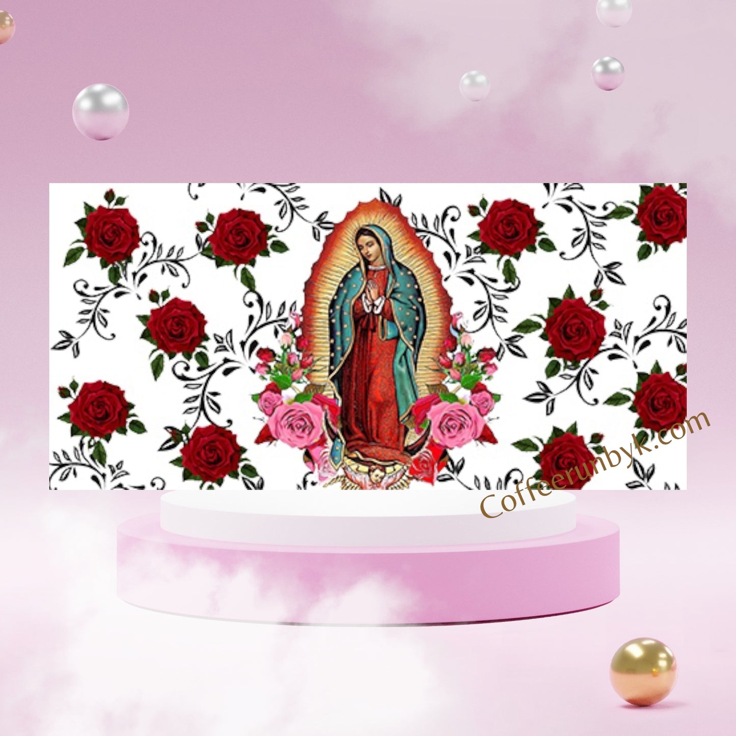 Virgen & Roses UV DTF 16oz