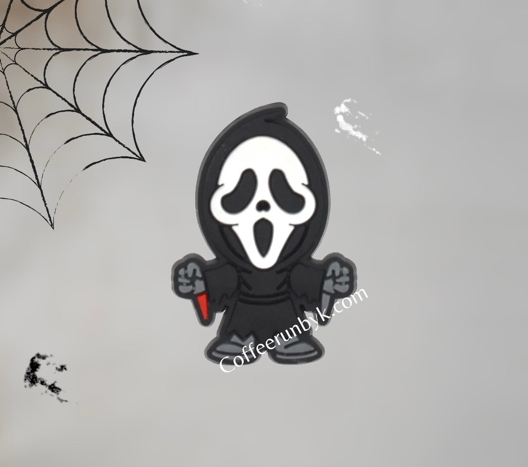Baby Ghostface straw topper