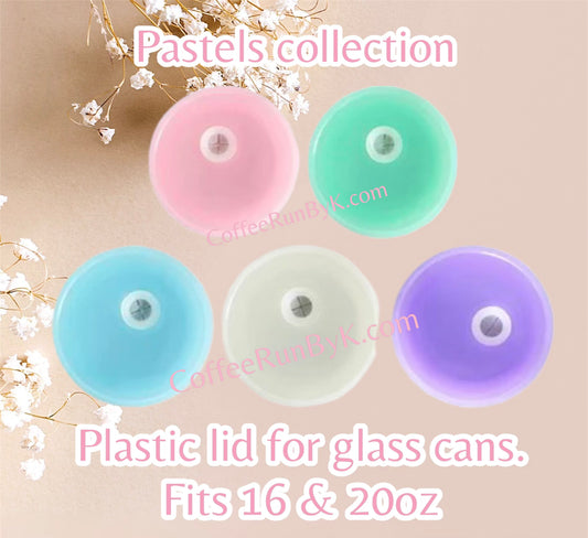 Plastic Lids Pastels