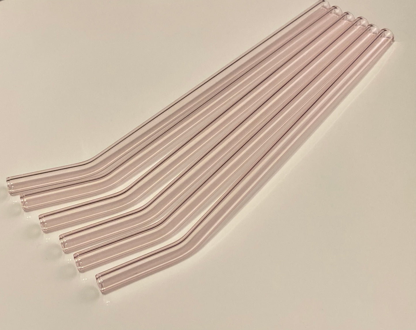 Glass Straw - Bent Pink