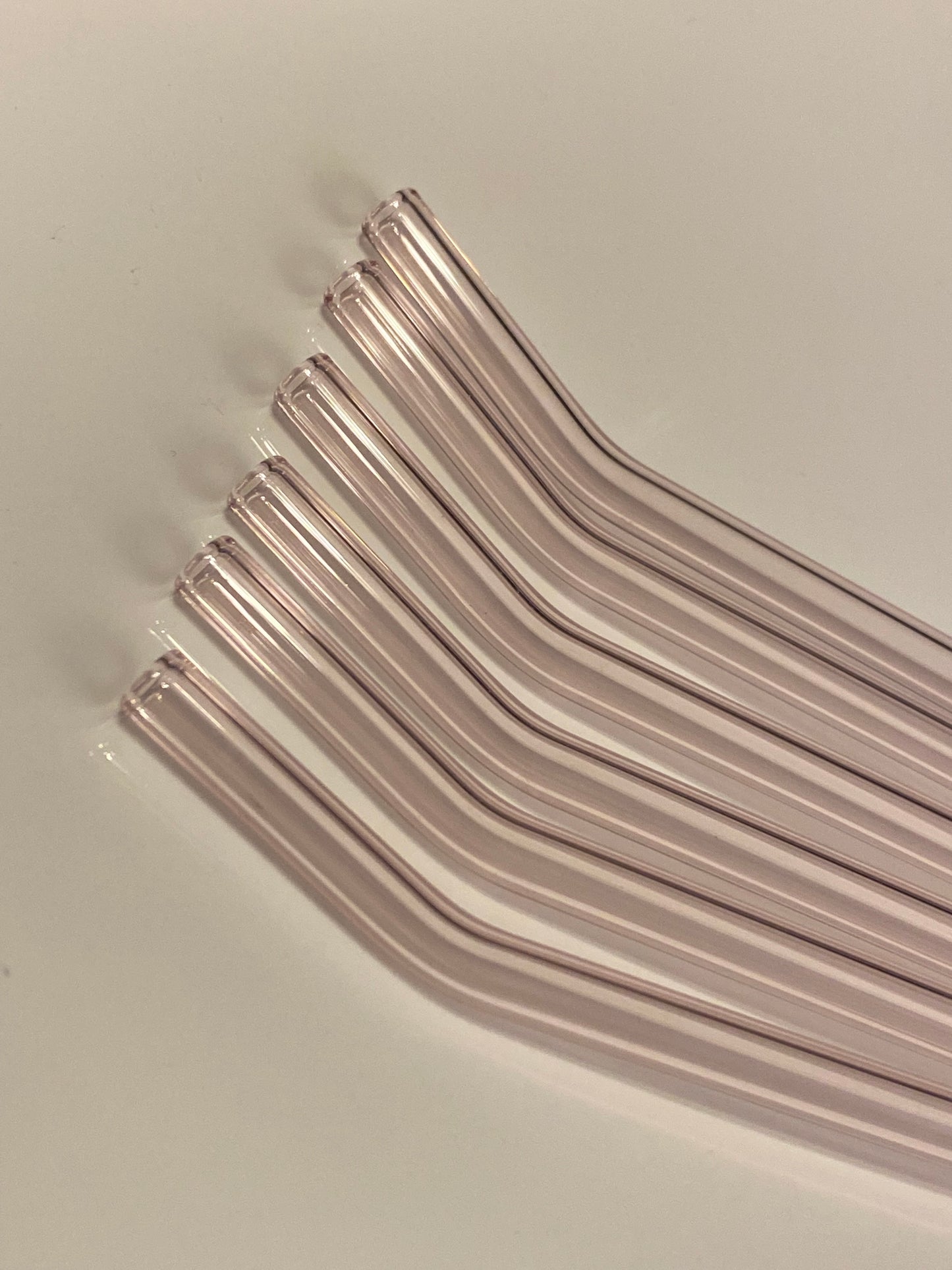 Glass Straw - Bent Pink