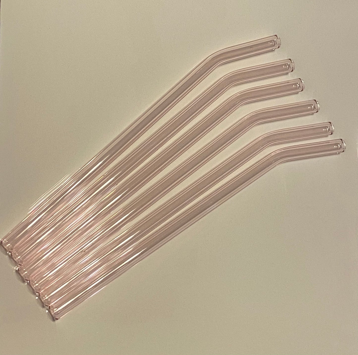 Glass Straw - Bent Pink