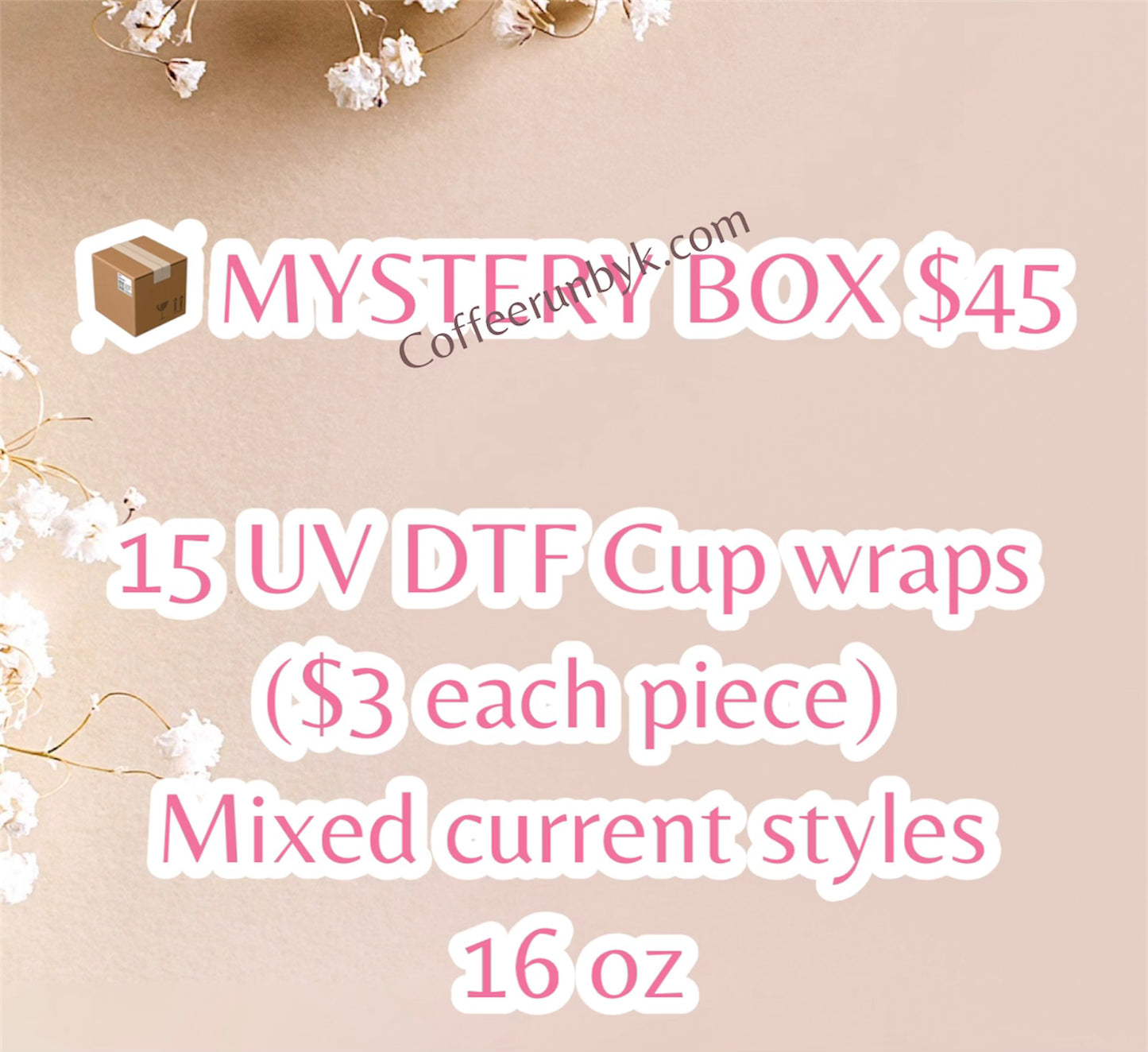 Mystery Box $45 UV dtf 15 pcs