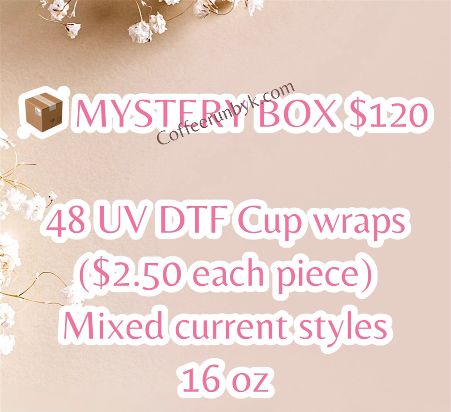 Mystery Box $120 UV dtf 48 pcs