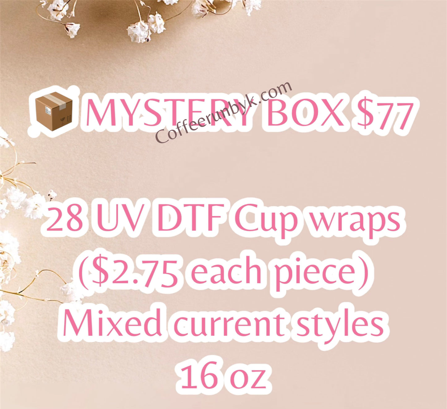 Mystery Box $77 UV dtf 28 pcs